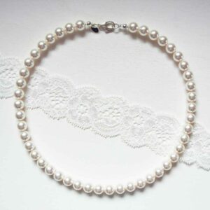 collier perle bianche sposa