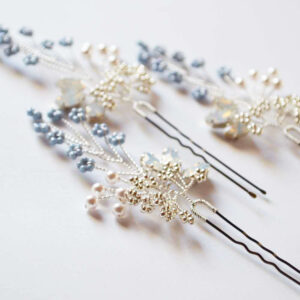 Forcina argento blu bianco