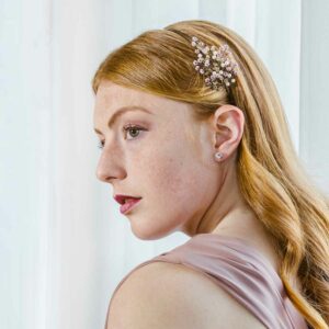 cerchietto bronzo rosa crema