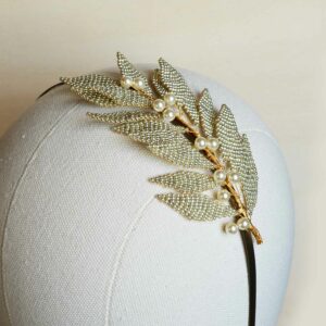 cerchietto nuziale foglie ulivo