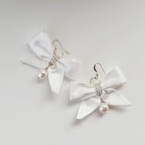 orecchini fiocchi in seta