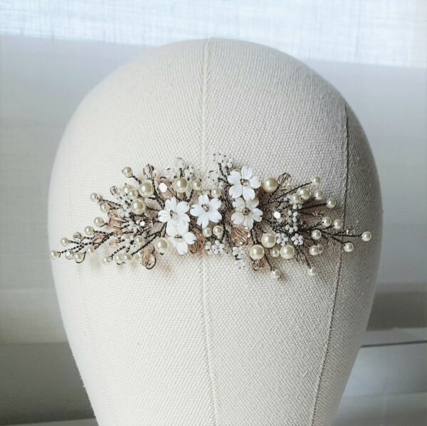 tralcio sposa fiori madreperla