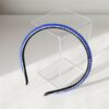 cerchietto con cristalli blu zaffiro