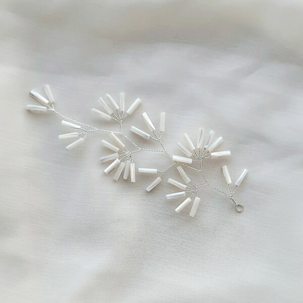 tralcio foglie in madreperla