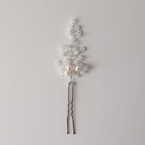 spilla sposa perle bianche