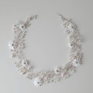 tralcio sposa fiori bianchi