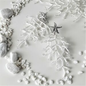 orecchini argento stella marina