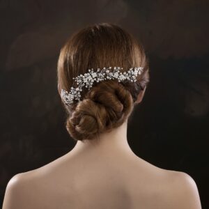 tralcio nuziale fiori madreperla