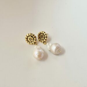 orecchini oro perle goccia