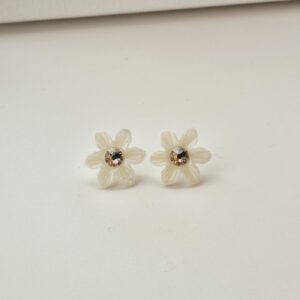 orecchini fiore grande madreperla