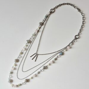 collana 4 fili acciaio